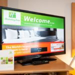 HI Darlington bedroom with multi-channel LCD flatscreen TV